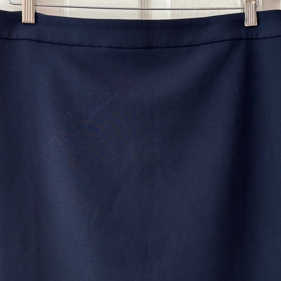 J Crew 365 No 2 Pencil Skirt - Navy Blue Size 12 - Picture 5 of 10